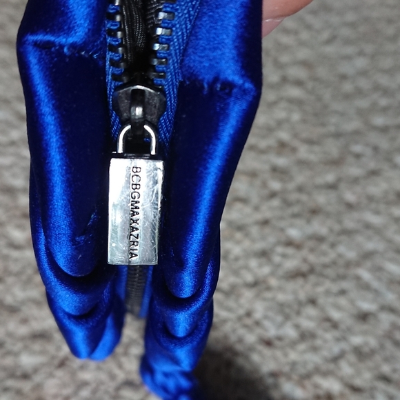 BCBG MaxAzria royal blue color clutch - Picture 10 of 10